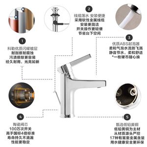 科勒利奥致巧款单把脸盆冷热龙头台盆面盆水龙头25102T-4-CP