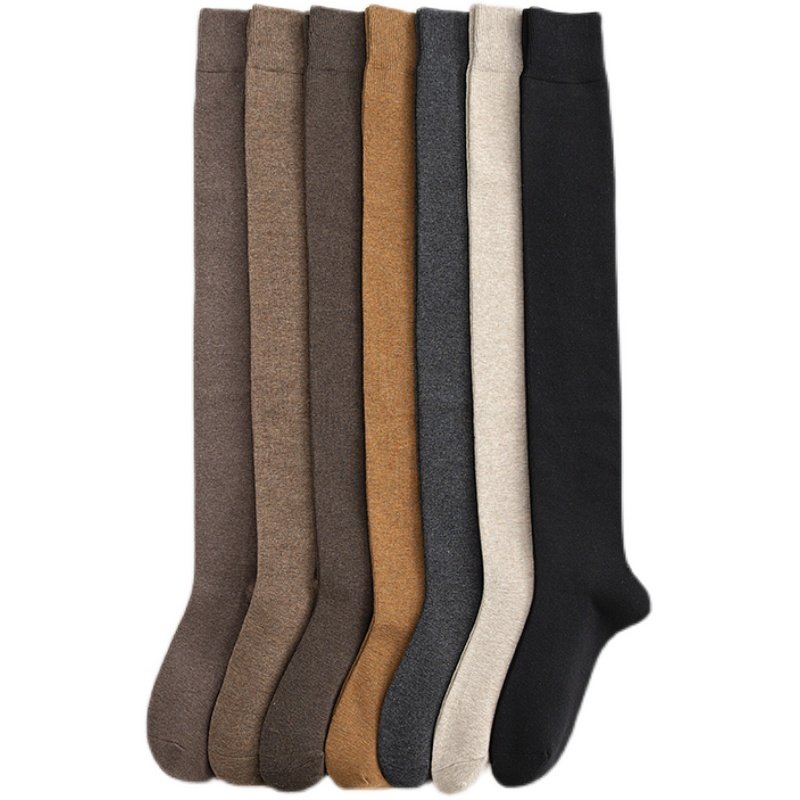 80%棉过膝袜子长筒袜jk女袜学院风纯棉高筒女显瘦长袜春秋款91039,淘宝优惠券,粉丝福利购,淘宝优惠卷