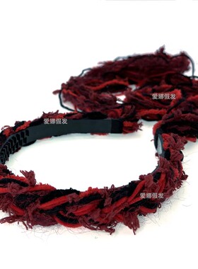 藏族舞发箍 云南民族风编发彩绳发饰一体发箍 流苏异域风情头饰