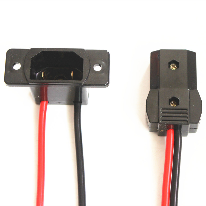 电动车充电插头三轮车四轮车大水电插头6平方大电流大功率公母头 - 图1