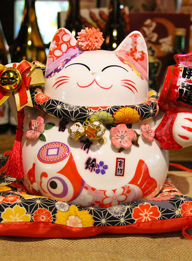 福缘猫招财猫8寸招財猫存钱罐厂