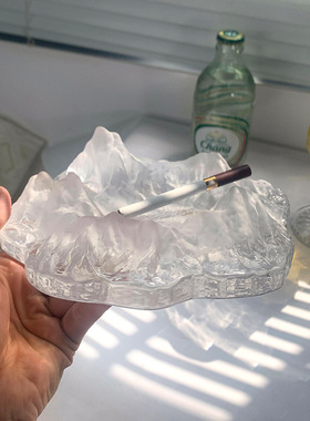 晶诺雅装饰烟灰缸北欧风轻奢家用
