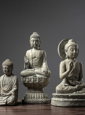 个创家居合成树脂中式装饰摆件