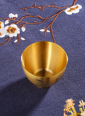 帝九子黄铜中式装饰摆件