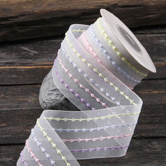 马卡龙彩虹刺绣雪纱带二次元痛包丝带卡通儿童发饰装饰礼盒绑带,淘宝优惠券,粉丝福利购,淘宝优惠卷