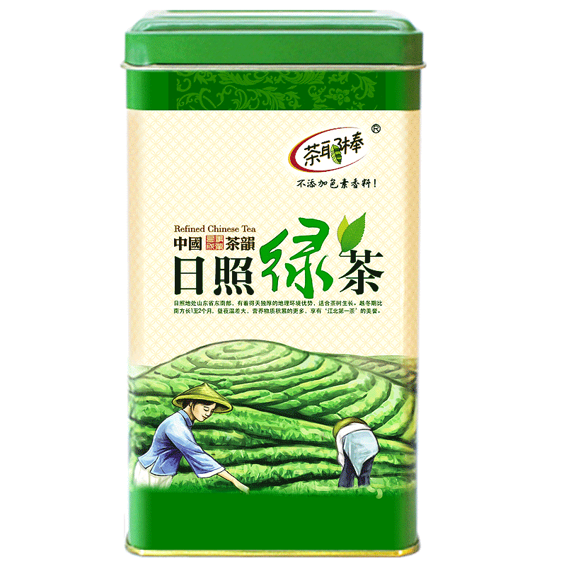 茶耶棒日照绿茶 2026新茶叶500g 浓香型盒装山东绿茶春茶炒青茶 - 图3