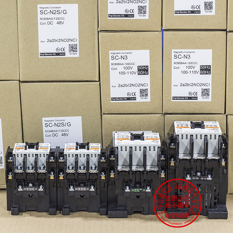 正品原装富士SC接触器N1 N2 N2S N3/G U AC DC 24V 48V 110V-220V - 图1