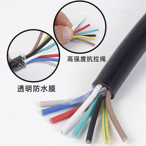 AVVR/RVV护套线控制线多芯信号线电源线2芯3芯工业国标阻燃电缆线 - 图2