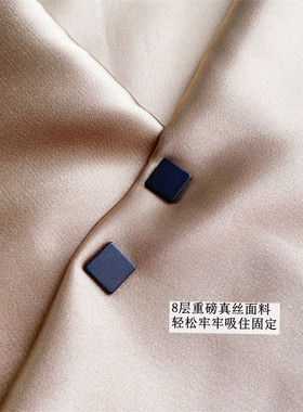 防走光不伤衣服的衣领扣简约黑色