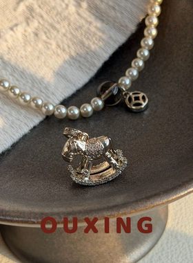 OUXING饰品非金属仿珍珠