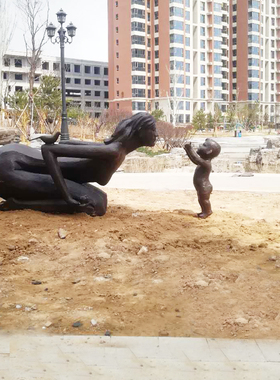 抽象艺术铜雕小品座椅玻璃钢园林