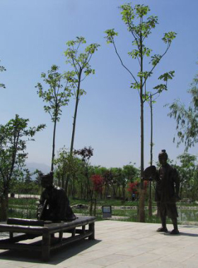 城市景观民俗小品亲尝汤药