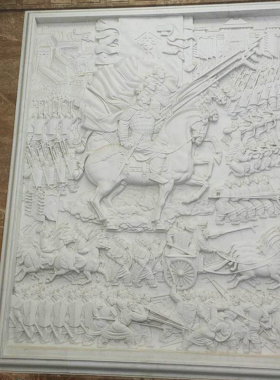 国防教育军事博物馆浮雕背景墙