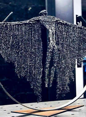 玻璃钢抽象人物雕塑定制摆件