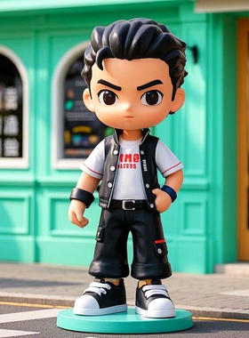 玻璃钢卡通人物雕塑摆件