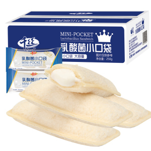 千丝乳酸菌小口袋面包整箱