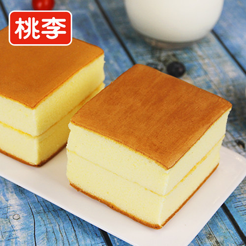 桃李纯蛋糕面包早餐整箱720g鸡蛋糕点心休闲零食品下午茶甜品夜宵 - 图1
