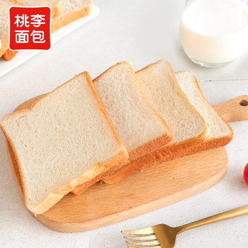 桃李麦芬吐司面包早餐速食切片面包整箱宿舍零食三明治面包_ - 图2