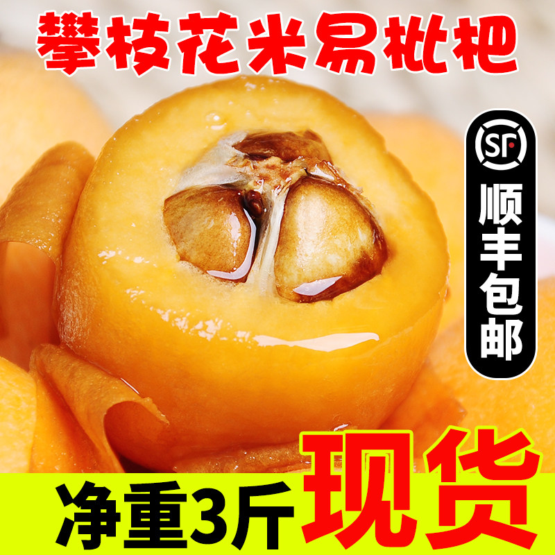 四川攀枝花米易枇杷3斤当季新整箱新鲜现摘孕妇水果五星琵琶包邮5