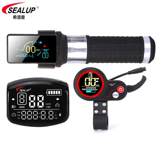 希洛普 配件36V48V圆形仪表第三代四代加速转把控制器开关显示器 - 图1