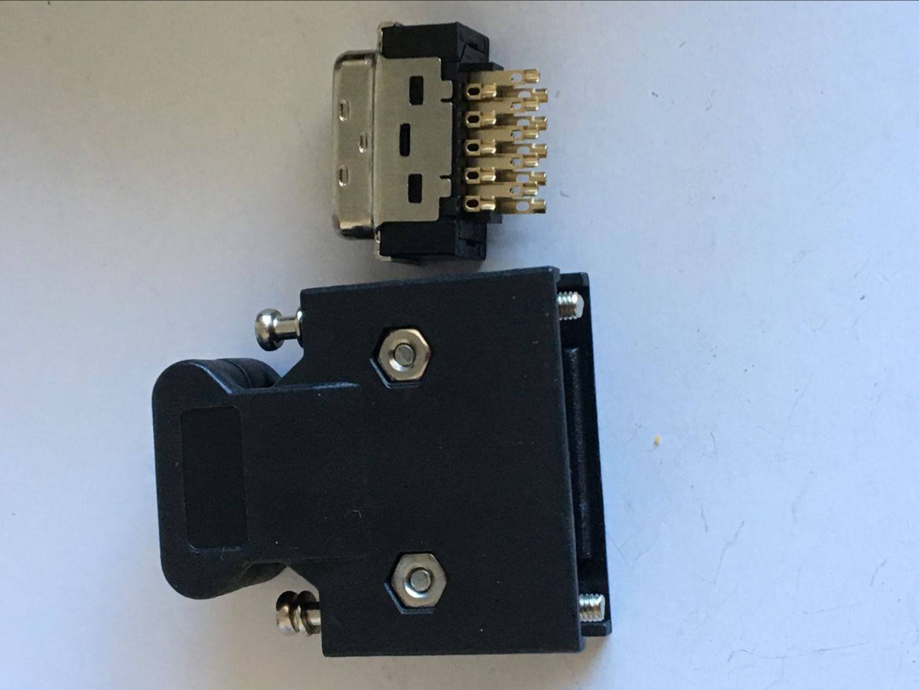 SCSI连接器 SCSI 50P插头 50芯 HPCN 14P 20P 26P 36PIN伺服接头 - 图2