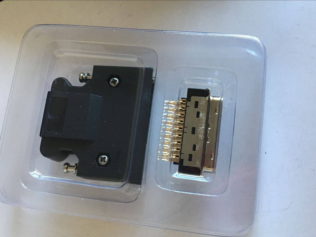 SCSI连接器 SCSI 50P插头 50芯 HPCN 14P 20P 26P 36PIN伺服接头 - 图0