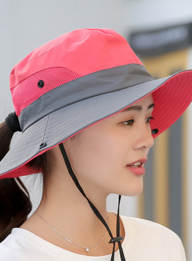 钓鱼遮阳帽夏季透气户外