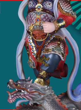 哪吒三坛海会大神护法童装饰摆件