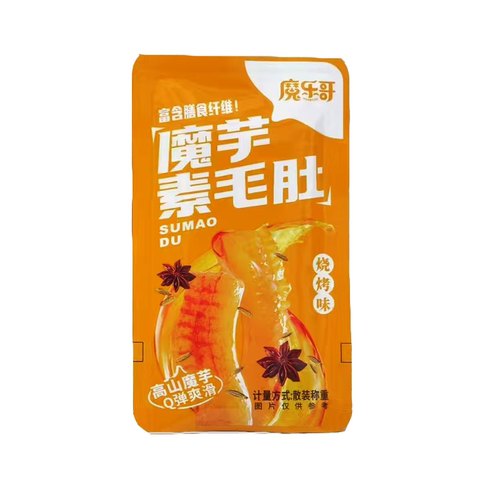 一致魔芋素毛肚魔芋爽魔乐哥网红休闲食品小吃零食辣条脆爽魔芋丝 - 图2