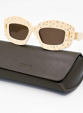 LOEWE罗意威太阳眼镜墨镜LW4114IS 25E白色女眼镜