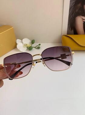 As Picture Show LOEWE罗意威复古金属方形框架墨镜太阳眼镜