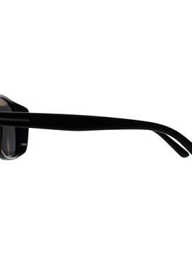 TOMFORD汤姆福特墨镜太阳眼镜Rosco FT1022 01A闪亮黑色深灰