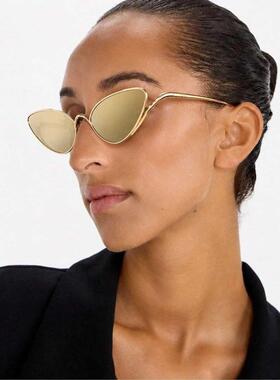LOEWE罗意威LW40179U 30G女金色金属太阳眼镜墨镜