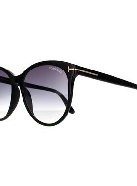 TOMFORD汤姆福特墨镜太阳眼镜Maxim FT0787 01B闪亮黑色灰灰渐变