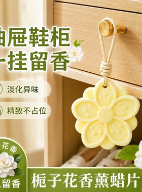 衣柜香薰片蜡片家用室内持久固体香氛固体房间橱除臭剂空气清新剂