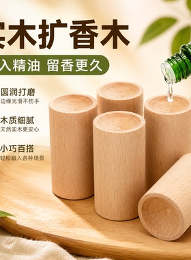 实木扩香摆件家用车载持久驱蚊