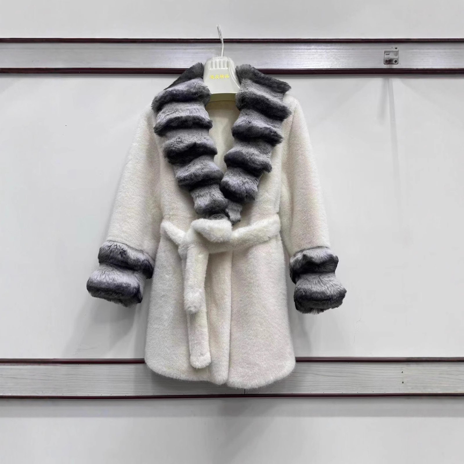 新款中长款狐狸毛皮毛一体秋冬水貂保暖气质皮草外套,淘宝优惠券,粉丝福利购,淘宝优惠卷
