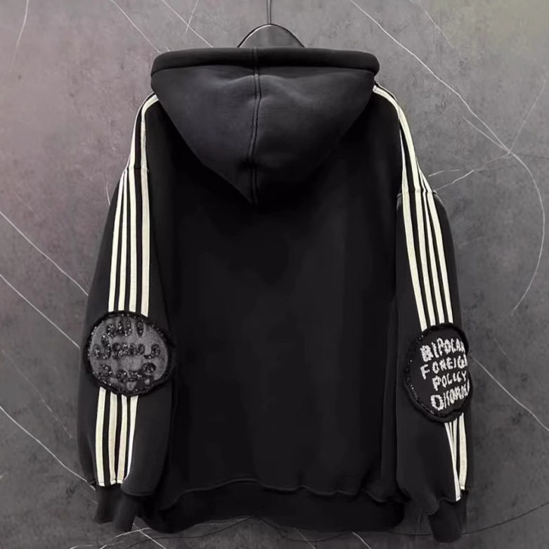 超大码2-300斤胖mm秋冬新款重工卡通米奇加绒连帽卫衣女慵懒上衣,淘宝优惠券,粉丝福利购,淘宝优惠卷