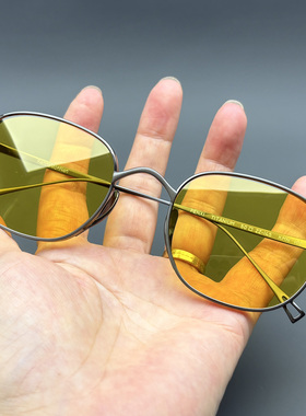 日式本万年龟纯钛大脸方框墨镜