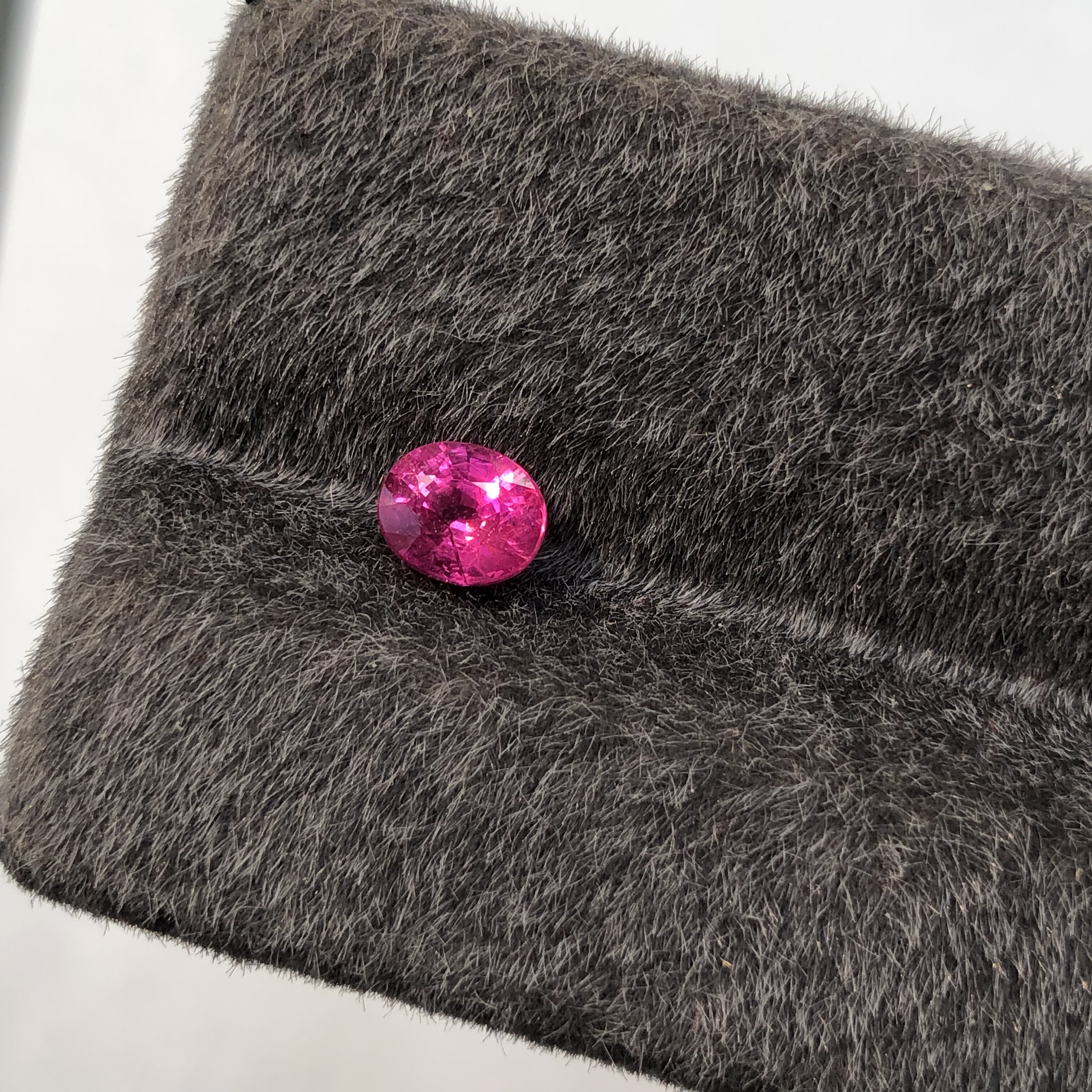 天然老烧红宝石0.802克拉 - 图0