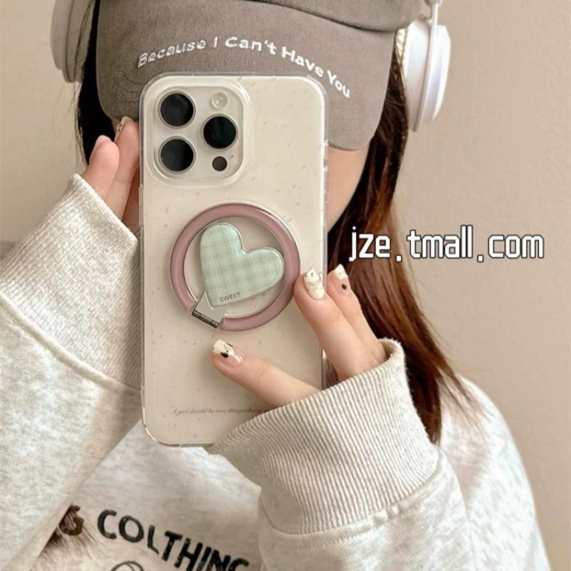 磁吸支架适用oppoA3/reno10/4se手机壳findx7/5pro简约奶油泼墨爱心折叠A56/32/a57女K11x/97/93s软套8国际版 - 图0