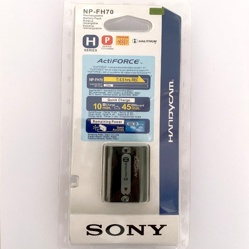 适用SONY索尼NP-FH70电池 兼容NP-FH30 NP-FH40 NP-FH50 NP-FH60 - 图1