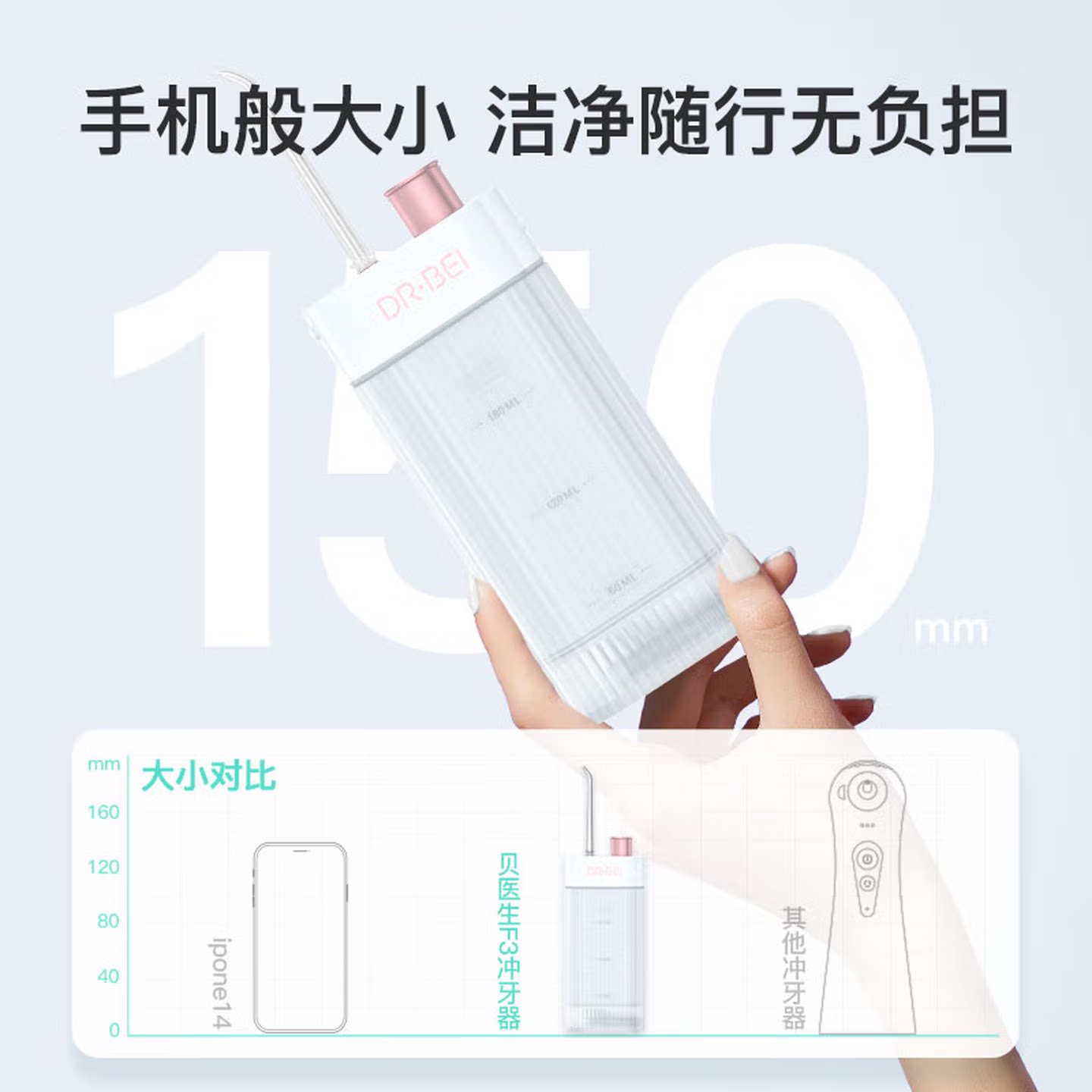 【官方正品】DR.BEI 贝医生随身冲牙器 F3 中文版