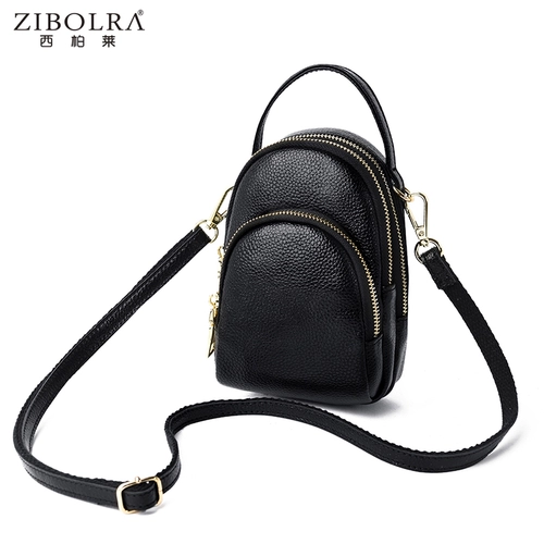 Кожаная маленькая небольшая сумка, сумка для телефона, сумка через плечо для выхода на улицу, из натуральной кожи