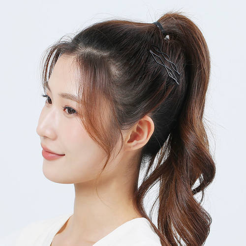 刘海碎发夹无痕后脑勺夹子发卡简约侧边网红女卡子头发一字夹头饰 - 图2
