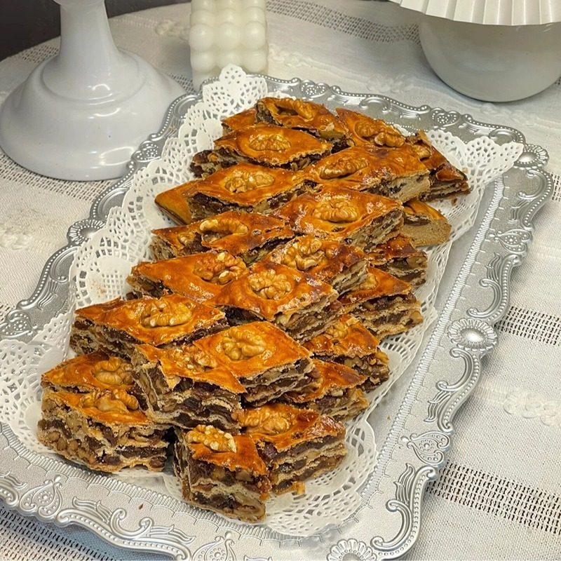 疆饱饱|积蜜新疆手工核桃巴克拉瓦民族传统糕点休闲零食500g/盒,淘宝优惠券,粉丝福利购,淘宝优惠卷