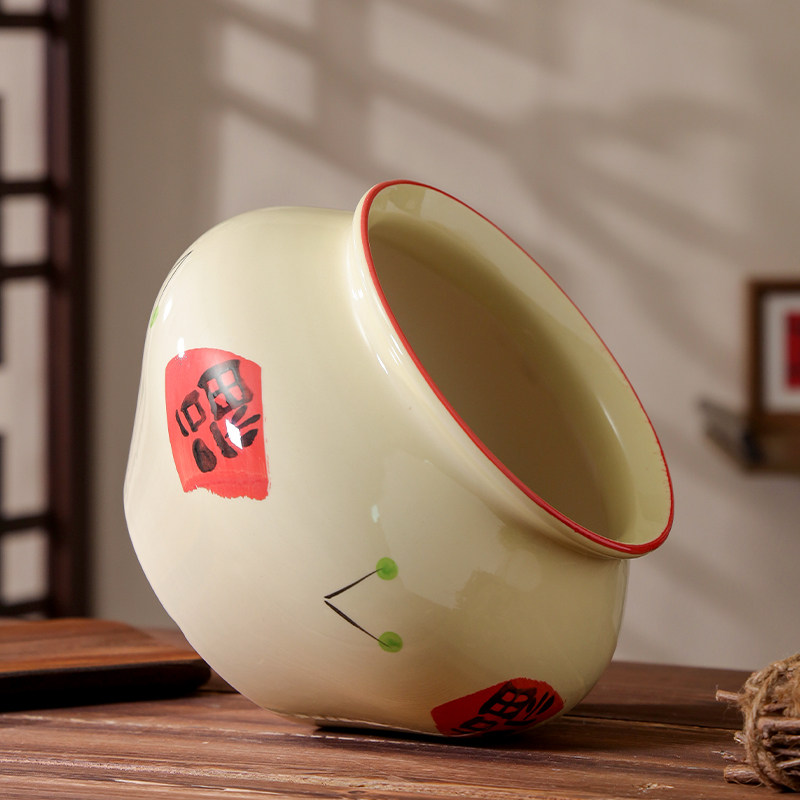 中国风陶瓷花盆家用新中式冬青蝴蝶兰专用大号兰花盆栽轻奢高级感,淘宝优惠券,粉丝福利购,淘宝优惠卷