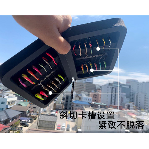 亮片盒磁力饵盒20新款日本TOKAI路亚工具盒黑色优质爆款魔法盒潮 - 图1
