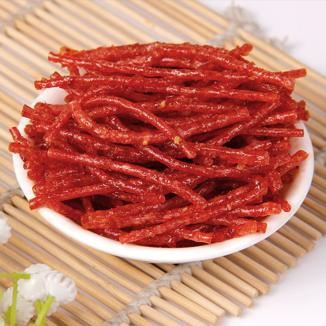 Shredded shiitake mushrooms 20g*30 bags spicy strips spicy slices nostalgic vegetarian meat