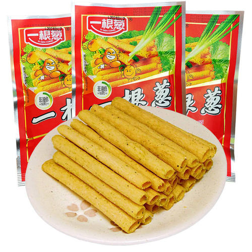 一根葱8090后怀旧葱香味膨化休闲解馋小零食品薯条小吃批发 - 图1